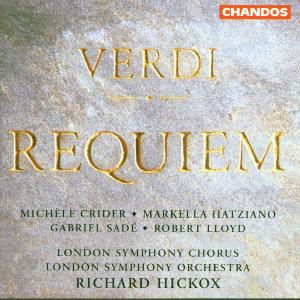 Cover for Verdi / Hickox / London Symphony Orchestra · Requiem (CD) (1996)