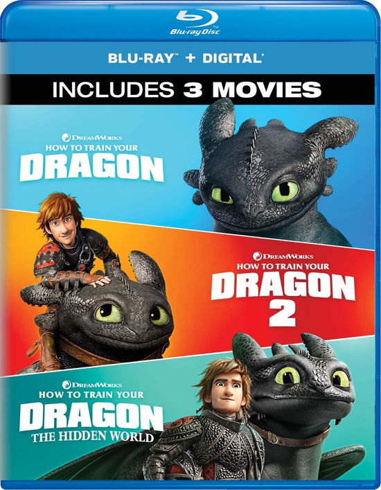 Cover for How to Train Your Dragon: 3-movie Collection (Blu-ray) (2019)