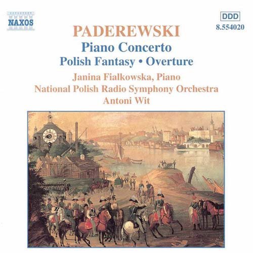 Paderewskipiano Concerto - Fialkowskanprsowit - Musiikki - NAXOS - 0636943402023 - maanantai 25. lokakuuta 1999