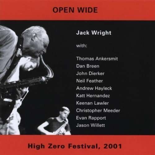 Cover for Jack Wright · Open Wide (CD) (2011)