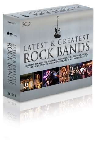 Cover for Latest  Greatest Rock Bands (CD) (2011)