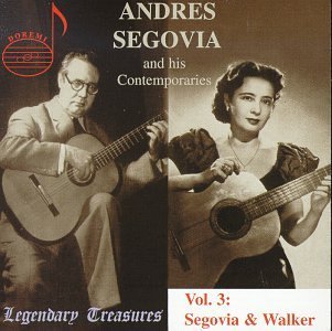 Cover for Segovia / Walker · His Contemporaries 3 (CD) (1998)