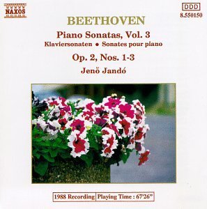 Cover for Beethoven / Jando · Piano Sonatas 1-3 (CD) (1993)