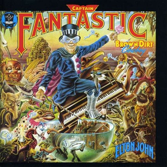 Cover for Elton John · Captain Fantastic and the Brown Dirt Cowboy (CD) [Remastered edition] (1995)