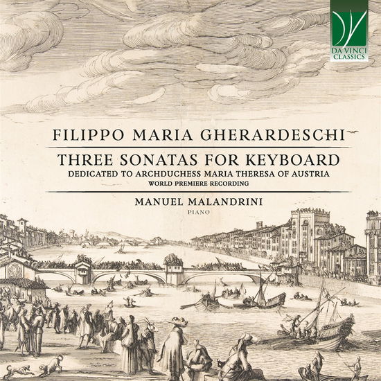 Cover for Manuel Malandrini · Filippo Maria Gherardeschi: Three Sonatas for Keyboard (dedicated to Archduchess Maria Theresa of Austria) (CD) (2024)