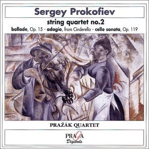 Cover for Prazak Quartet · Sergei Prokofiev - Quartetto Per Archi N.2 Op.92, Ballade Op.15, Adagio Op.97b (CD) (2002)