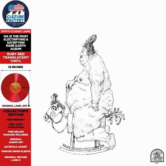 Ma (Red Vinyl) - Rare Earth - Muziek - CULTURE FACTORY - 0819514012023 - 1 oktober 2021
