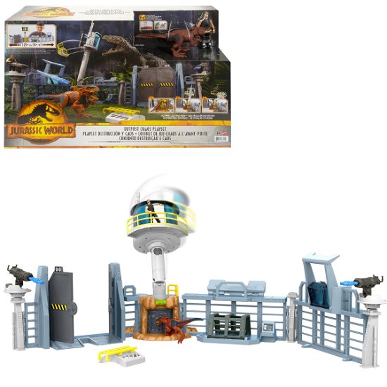 Cover for Mattel · Jurassic World - Outpost Chaos Playset (Legetøj) (2022)