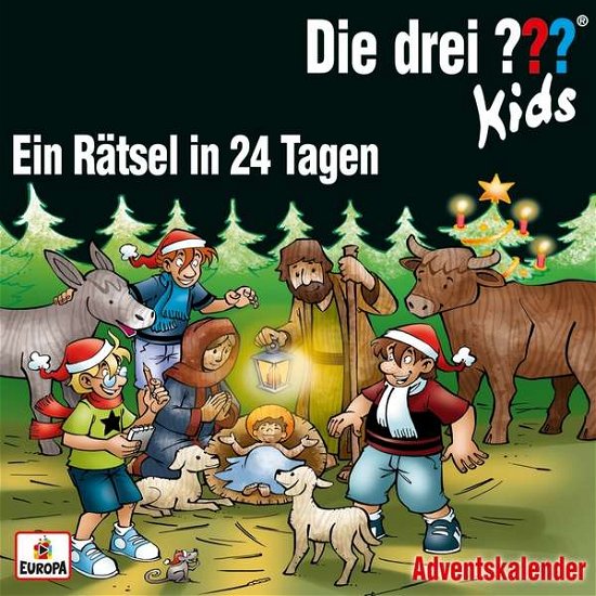 Cover for Die Drei ??? Kids · Adventskalender-ein Rätsel in 24 Tagen (CD) (2017)
