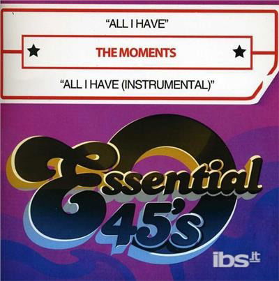 Cover for Moments · All I Have (CD) (2013)