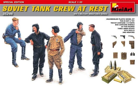 Cover for MiniArt · 1/35 Soviet Tank Crew At Rest. S.e. (Toys)