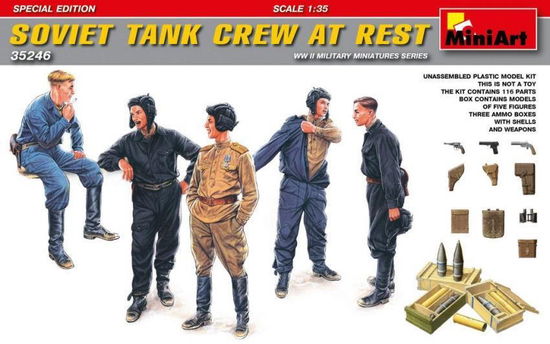 1/35 Soviet Tank Crew At Rest. S.e. - MiniArt - Produtos - Miniarts - 4820183311023 -