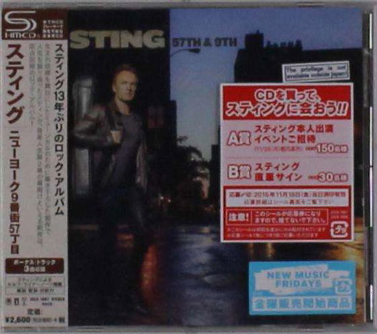 57Th & 9Th - Sting - Musiikki - UNIVERSAL - 4988031189023 - perjantai 11. marraskuuta 2016