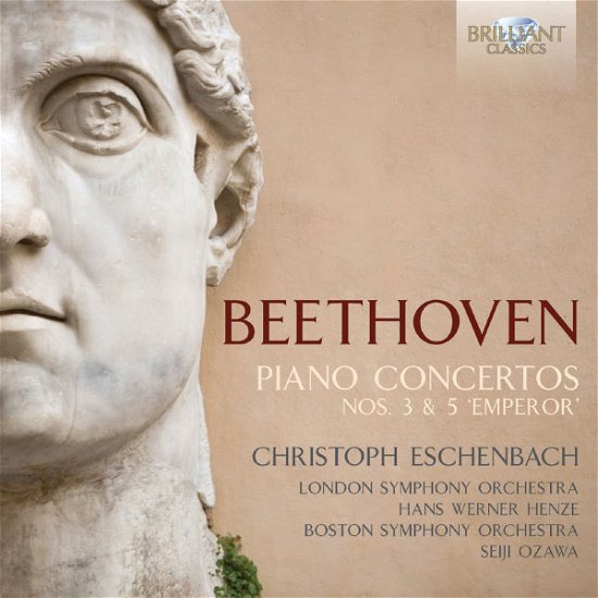 Cover for Beethoven / Eschenbach,christoph · Piano Concerto 3 &amp; 5 Emperor (CD) (2013)