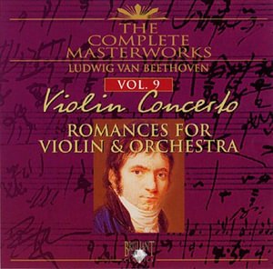Cover for Verhey Emmy / Utrecht Symphony Orchestra / Vonk Hans / Royal Philharmonic Orchestra / Vonk Hans / Brabant Orchestra / Marturet Eduardo · Violin Concerto Op. 61 / Romance for Violin &amp; Orchestra No. 1 &amp; 2 (CD) (1997)