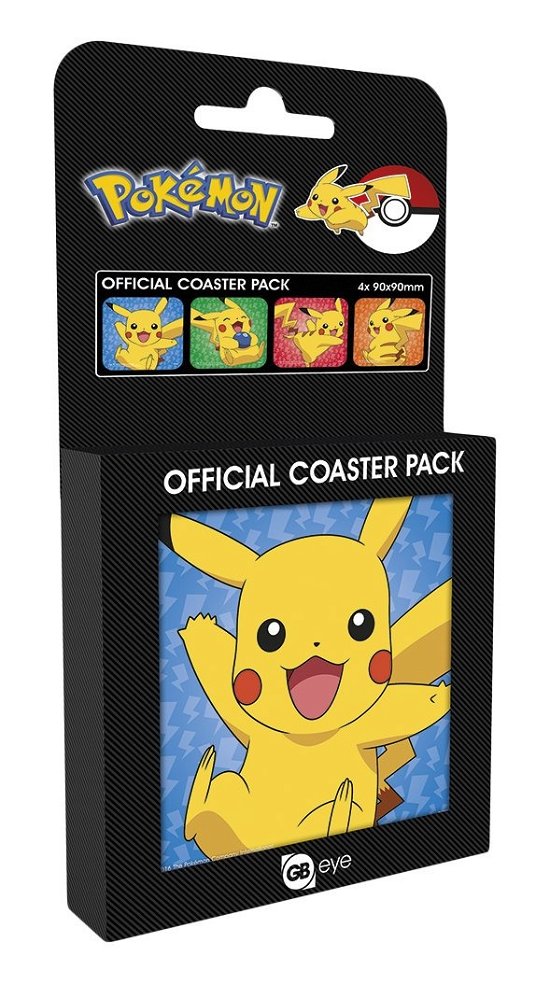 Cover for Pokemon · Untersetzer 4er Set - Pokémon Pikachu (MERCH)