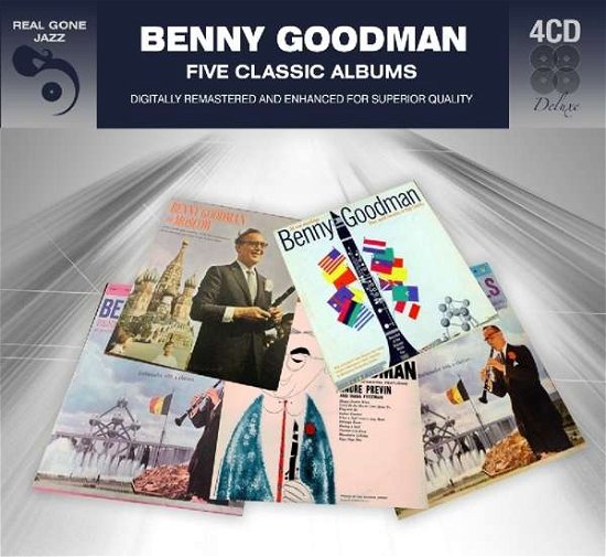 Five Classic Albums - Goodman Benny - Muziek - REAL GONE JAZZ - 5036408197023 - 6 januari 2020