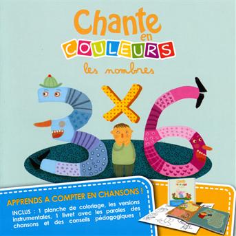 Cover for Chante en Couleurs · CHANTE EN COULEURS-Les nombres (CD) (2010)