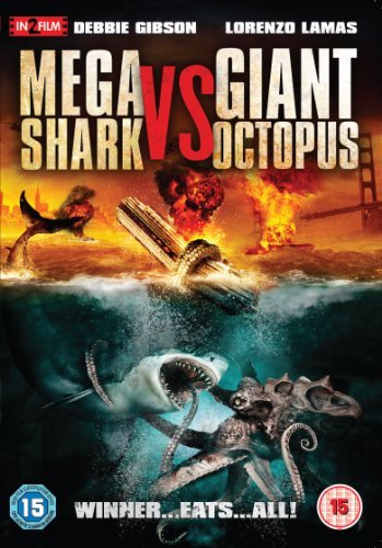 Cover for Mega Shark vs Giant Octopus (DVD) (2010)