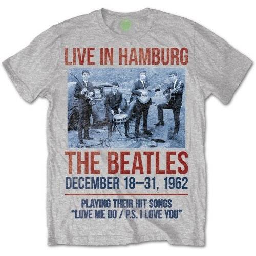 The Beatles Unisex T-Shirt: 1962 Live in Hamburg (Boxed) - The Beatles - Merchandise -  - 5055295330023 - 