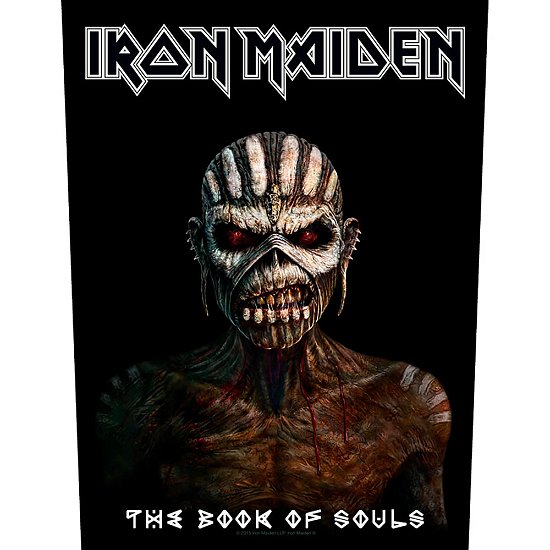 Cover for Iron Maiden · Iron Maiden Back Patch: The Book Of Souls (MERCH) [Black edition] (2019)