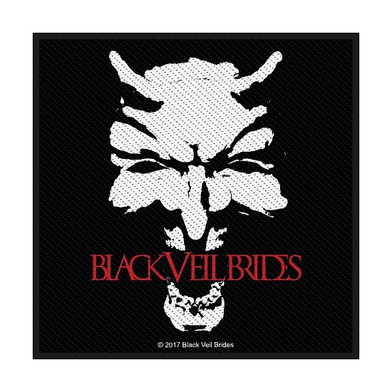 Black Veil Brides Standard Woven Patch: Devil (Retail Pack) - Black Veil Brides - Merchandise - PHD - 5055339779023 - 19. august 2019