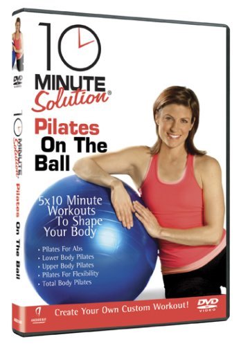Cover for 10 Min Solution Pilates on the Ball · 10 Minute Solution - Pilates On The Ball (DVD) (2009)