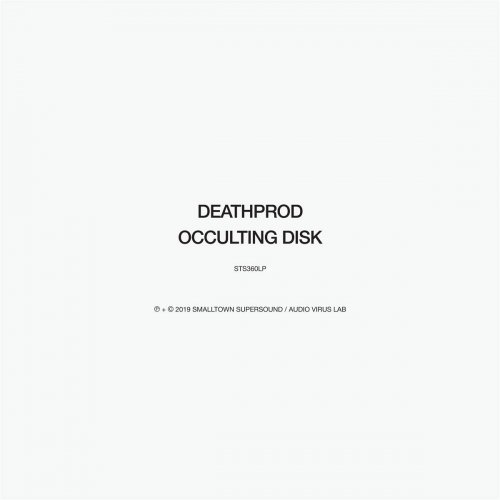 Occulting Disk - Deathprod - Muziek - SMALLTOWN SUPERSOUND - 7072822360023 - 25 oktober 2019