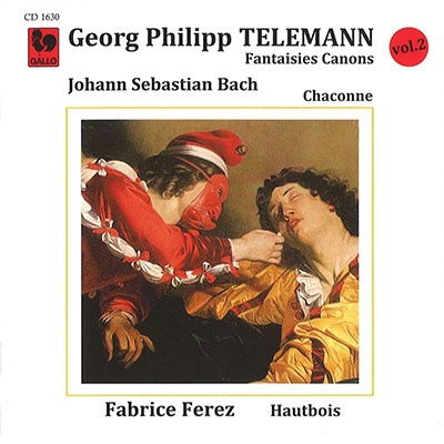 Cover for Fabrice Ferez · Georg Philipp Telemann: Fantaisies - Canons Vol. 2 (CD) (2022)