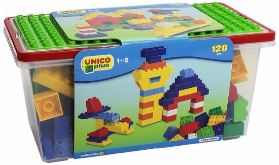 Cover for Unico Plus · Unico Plus - Costruzioni - Cestino 120 Pz (Toys)