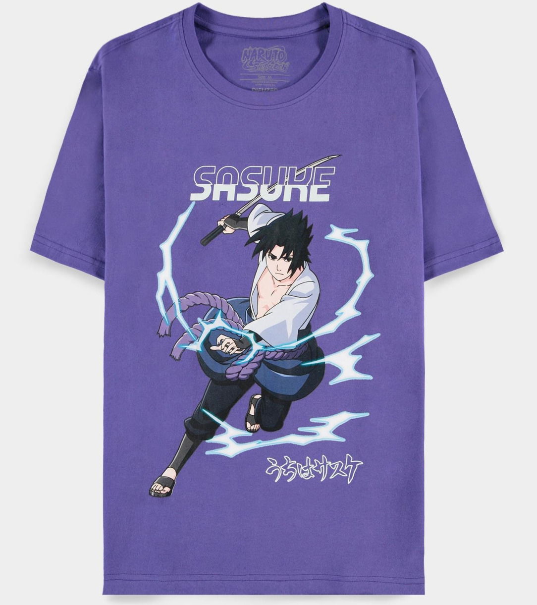 TShirt NARUTO Sasuke Purple Men T Shirt MERCH size S