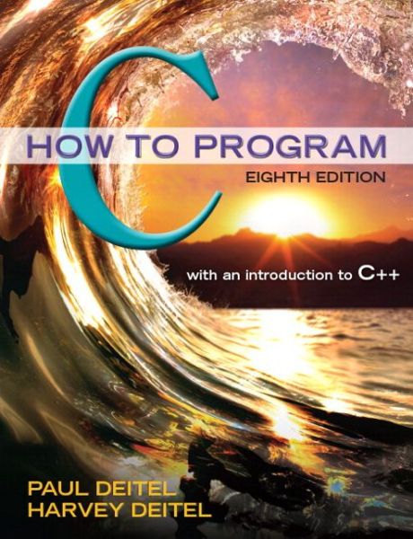 Cover for Paul Deitel · C How to Program [with Access Code] (Paperback Book) (2015)