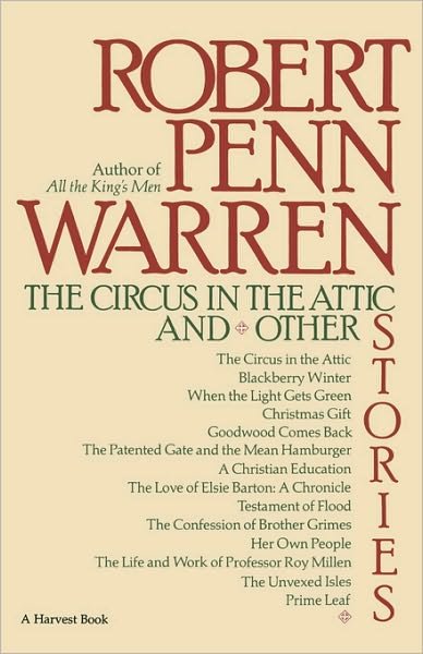 Cover for Robert Penn Warren · The Circus in the Attic: and Other Stories (Pocketbok) (1968)