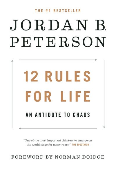 Cover for Jordan B. Peterson · 12 Rules for Life: An Antidote to Chaos (Hardcover Book) (2018)