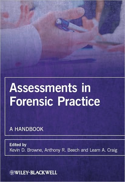 Cover for K Browne · Assessments in Forensic Practice: A Handbook (Paperback Book) (2017)