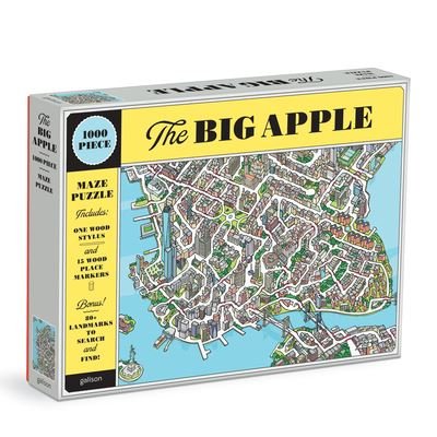 Cover for Galison · The Big Apple 1000 Piece Maze Puzzle (SPIEL) (2022)