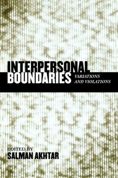 Cover for Interpersonal Boundaries: Variations and Violations - Margaret S. Mahler (Paperback Book) (2006)