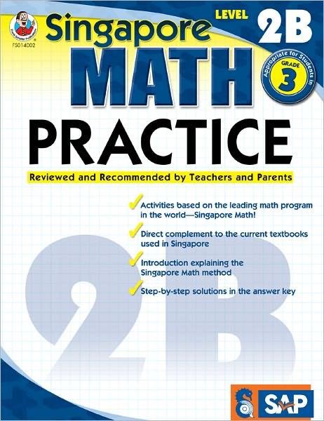 Cover for Frank Schaffer Publications · Singapore Math Practice, Level 2b Grade 3 (Paperback Book) (2009)