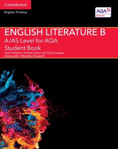 Cover for Carol Atherton · A/AS Level English Literature B for AQA Student Book - A Level (AS) English Literature AQA (Paperback Book) (2015)