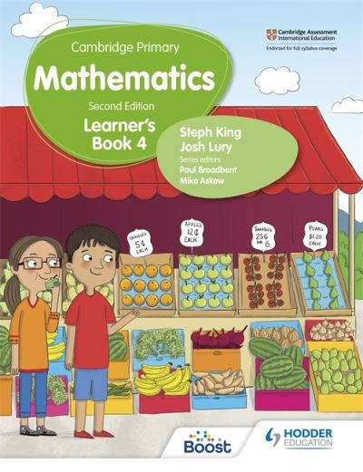 Cover for Josh Lury · Cambridge Primary Mathematics Learner's Book 4 Second Edition (Paperback Book) (2021)