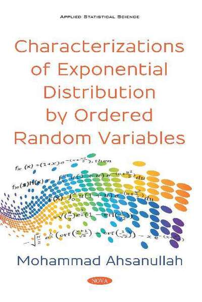 Cover for Mohammad Ahsanullah · Characterizations of Exponential Distribution by Ordered Random Variables (Taschenbuch) (2019)