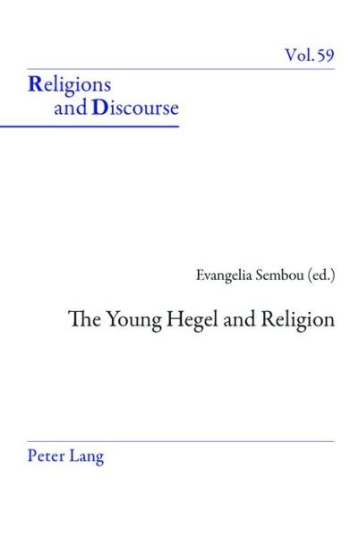 Cover for The Young Hegel and Religion - Religions and Discourse (Gebundenes Buch) [New edition] (2017)