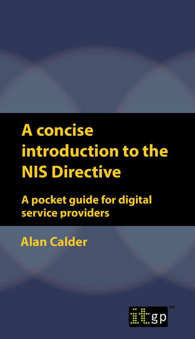 Cover for Alan Calder · A concise introduction to the NIS Directive - A pocket guide for digital service providers (Pocketbok) (2018)