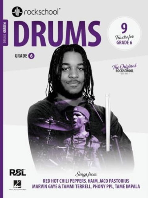 Cover for Rock School Drums Grade 6 (Paperback Book) (2024)