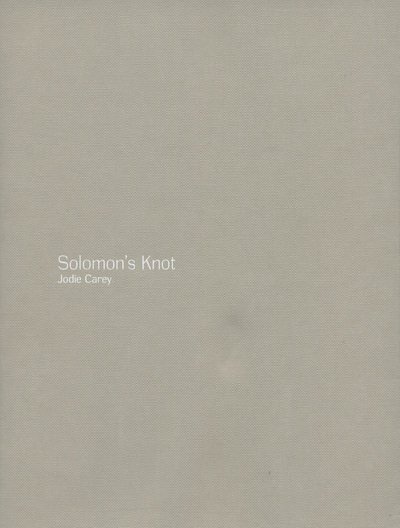 Cover for John Doe · Jodie Carey: Solomon's Knot (Taschenbuch) (2012)