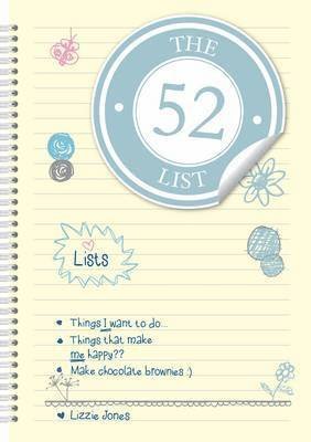 Cover for Lizzie Jones · The 52 List (Pocketbok) (2014)