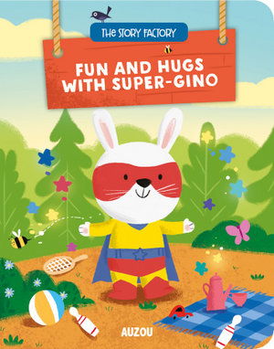 Cover for Benedicte Riviere · Fun and Hugs with Super-Gino: Finger Puppet Book (Book) (2020)