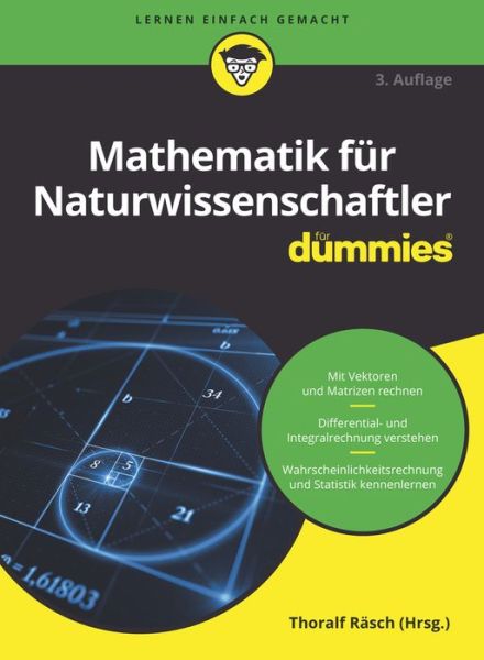 Cover for Thoralf Rasch · Mathematik fur Naturwissenschaftler fur Dummies - Fur Dummies (Paperback Book) [3. Auflage edition] (2023)