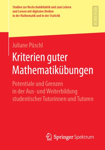 Cover for Püschl · Kriterien guter Mathematikuebungen (Book) [1. Aufl. 2019 edition] (2019)