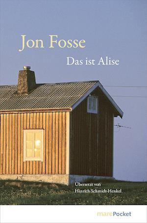 Cover for Jon Fosse · Das ist Alise (Book) (2025)